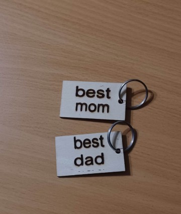 Sleutelhanger rechthoek